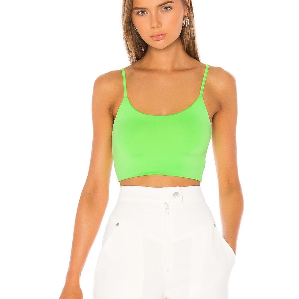 NWT Adriana Bra Top superdown Lime green